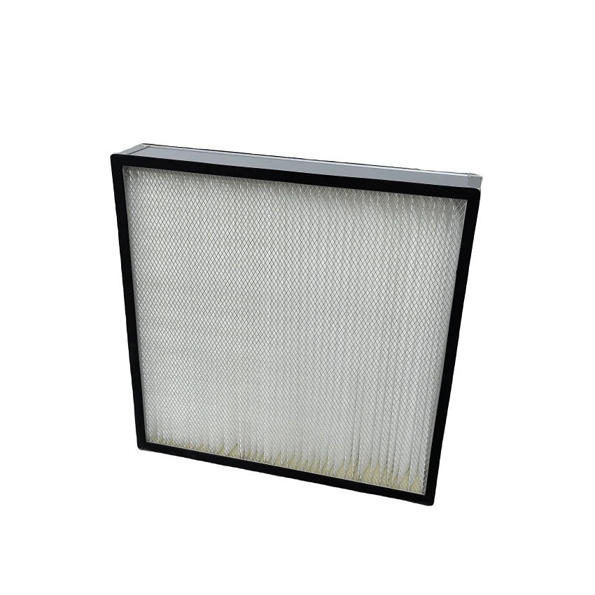 fiberglass mini pleat HEPA filter