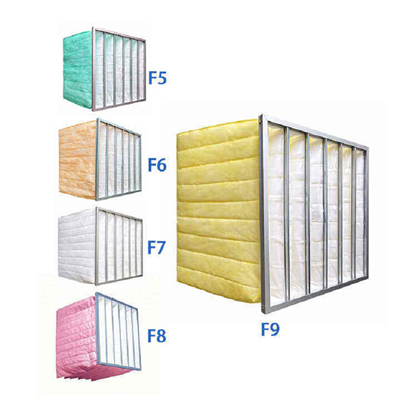 Plisuoto maišelio filtras